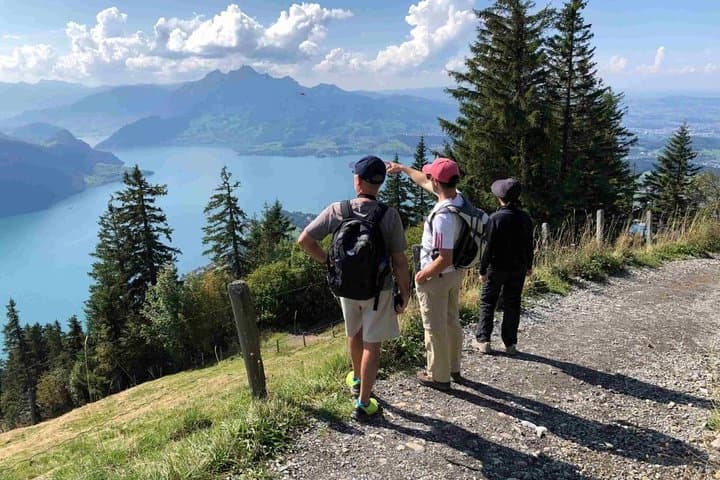 Mount Rigi Private Guided Hike with Farm Visit and BBQ from Lucerne