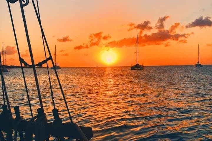 Sunset Champagne Schooner Cruise in Grenada — Boat Dogs & Open Bar photo 2