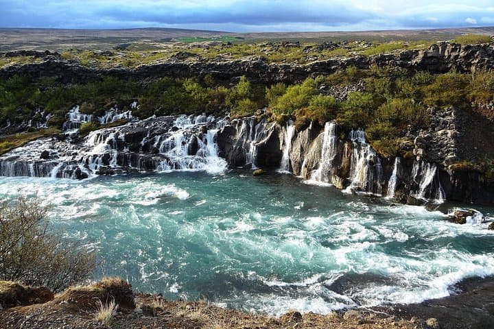 Silver Circle & West Iceland Private Day Tour — Hraunfossar, Deildartunguhver & Krauma Spa