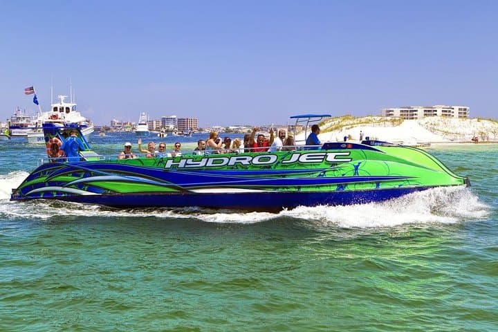 Destin Hydrojet Dolphin & Sunset Cruise on the East Pass