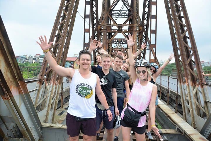 Half-Day Hanoi Bicycle Tour: Long Bien Bridge, Railway Street & Red River Island photo 2