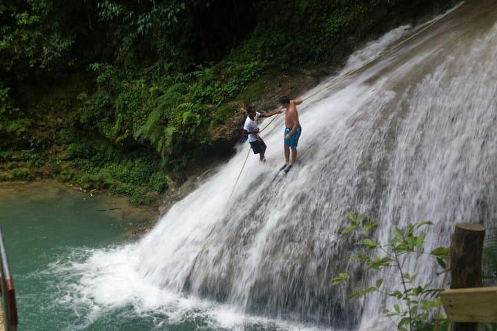 Blue Hole Waterfalls Tour from Montego Bay — Swim, Rope-Swing & Secret Caves