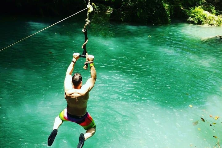 Blue Hole Waterfalls Tour from Montego Bay — Swim, Rope-Swing & Secret Caves photo 2
