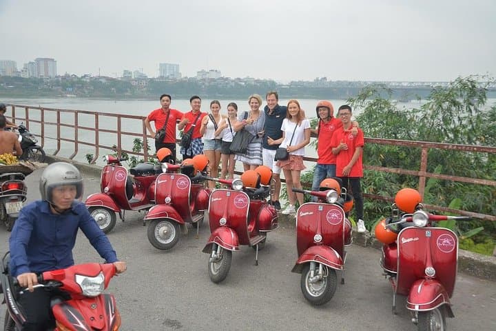 Hanoi Vintage Vespa Tour: 2.5-Hour City Ride to Train Street & Long Bien Bridge photo 5