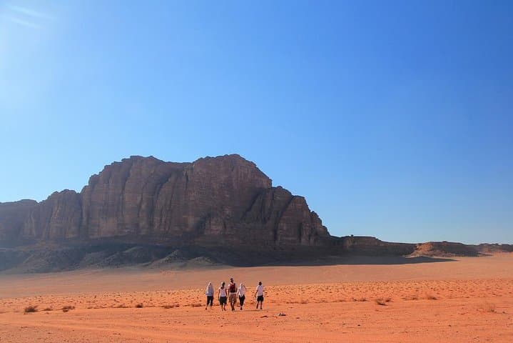 Wadi Rum Day Tour from Petra to Aqaba — Bedouin Jeep Ride & Desert Highlights