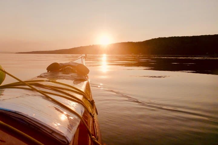 Sunset Sea Kayaking on the St. Lawrence River — Evening Paddle from Quebec City photo 6