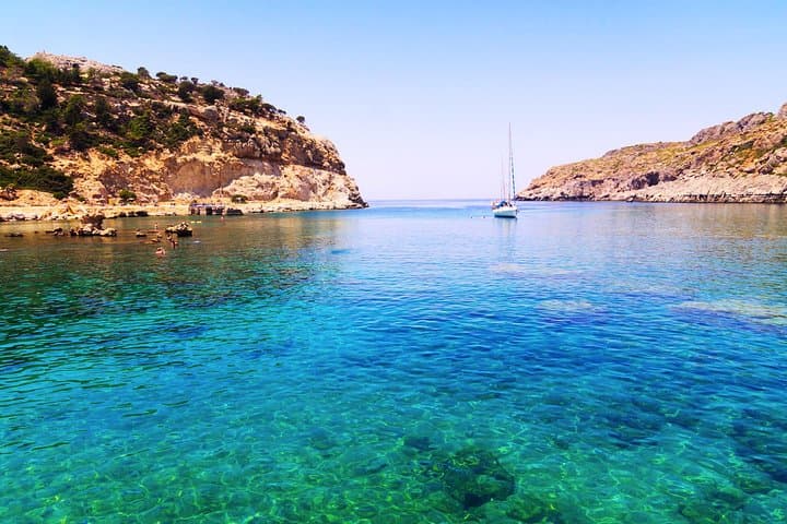 Rhodes Day Cruise: Anthony Quinn, Kallithea & Traganou Bays Boat Trip photo 3