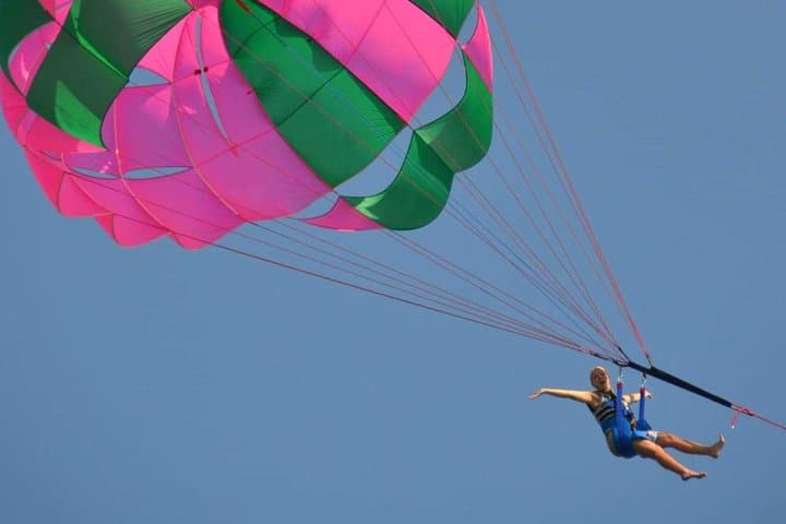 Morning Parasailing Over Alykes and Lazaretto Island, Corfu — 15-Min Flight photo 1