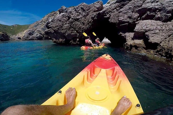 Kayak Sesimbra: Arrábida Natural Park Coastal Caves & Ribeiro do Cavalo Beach photo 2