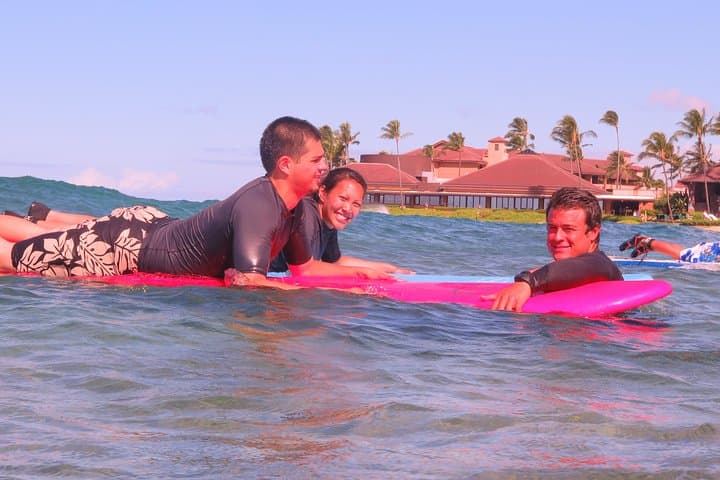 Kauai Ultimate Semi-Private Surf Lesson — Small Group Surfing in Poipu photo 2