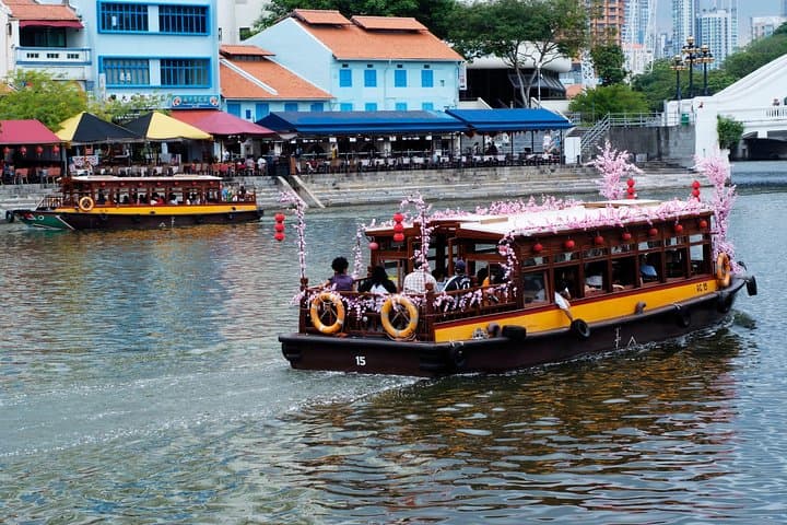 Singapore River History Walking Tour with Hawker Centre Dinner & Tea Ceremony photo 3