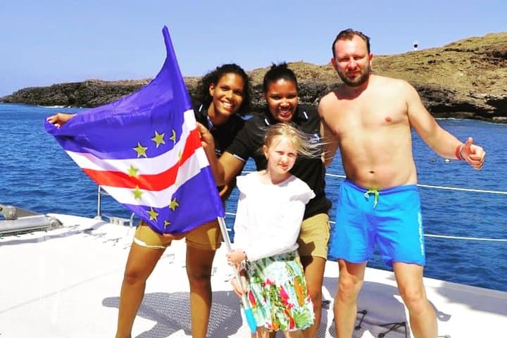 3-Hour Catamaran Tour from Santa Maria, Sal — Snorkel, Sightsee & Swim