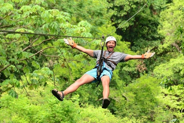 Puntarenas Zipline Shore Excursion: Zip Lines, Monkeys & Crocodile Bridge