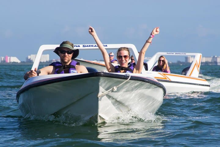 Speedboat & Snorkel Tour from Nichupté Lagoon to Punta Nizuc Reefs, Cancún photo 5