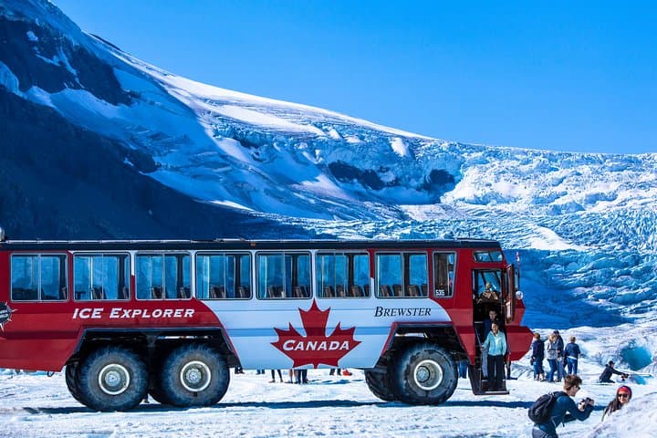 Columbia Icefield Glacier Skywalk Tour from Jasper — Ice Explorer & Athabasca Glacier Experience
