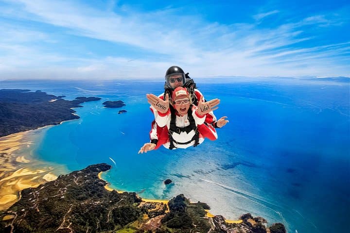 16500ft Abel Tasman Tandem Skydive: Jump Over New Zealand's Coastline