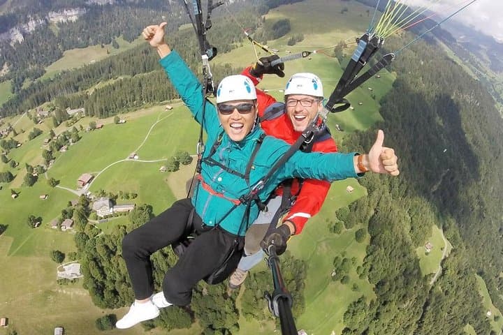 Soar Over Lombardy: Tandem Paragliding Flight from Bergamo photo 6