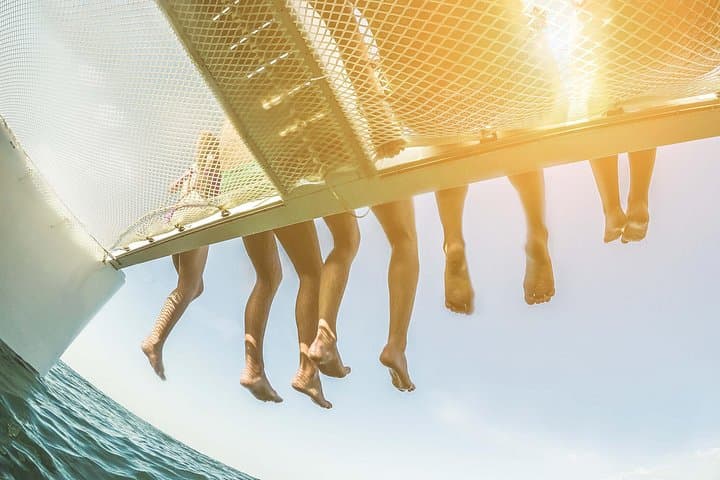 Private Catamaran Daytrip on the Athens Riviera — Swim, Snorkel & Visit Sounion photo 1