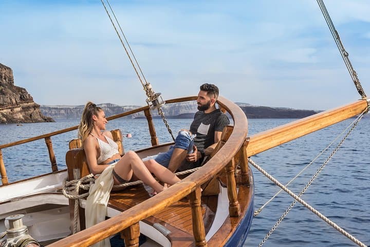 Santorini Volcano & Hot Springs Cruise from Fira Old Port photo 1