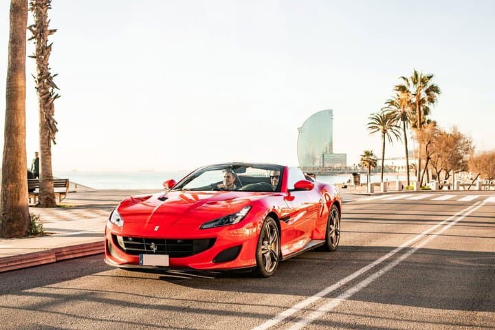 Supercar Drive Along Barceloneta Beach: 20-Min Coastal Thrill in Barcelona