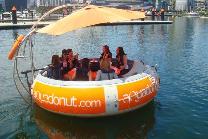 Docklands Aqua Donut BBQ Boat Hire: Floating Barbecue on Melbourne's Waterfront