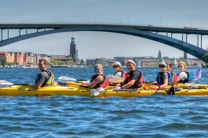 Evening Kayak Tour in Stockholm: Midsummer Meal & City Paddle photo 2