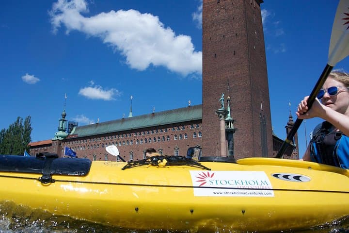 Evening Kayak Tour in Stockholm: Midsummer Meal & City Paddle photo 3