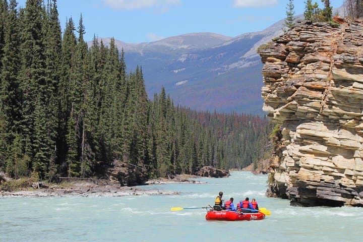 Athabasca Canyon Family Rafting: Class II+ Rapids from Jasper