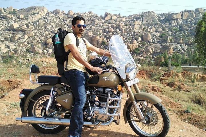 Royal Enfield Motorcycle Tour from Bangalore to Belur, Halebid & Shravanabelagola