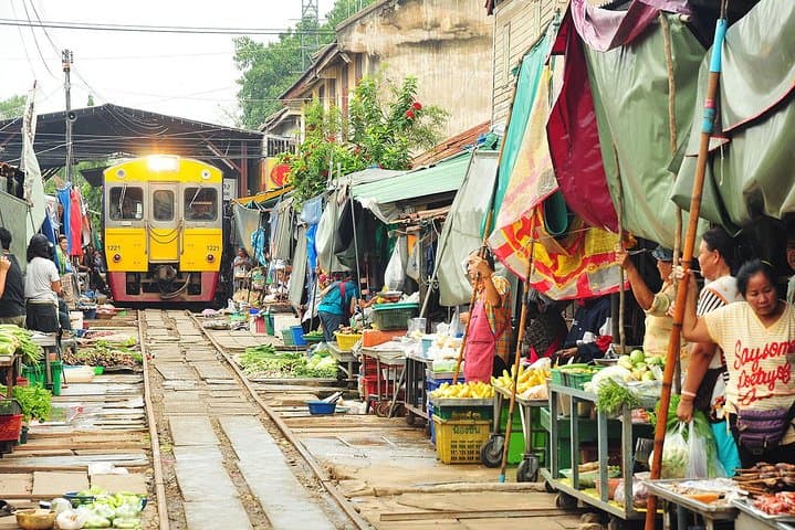 Maeklong Railway & Damnoen Saduak Floating Market Day Trip from Bangkok photo 1