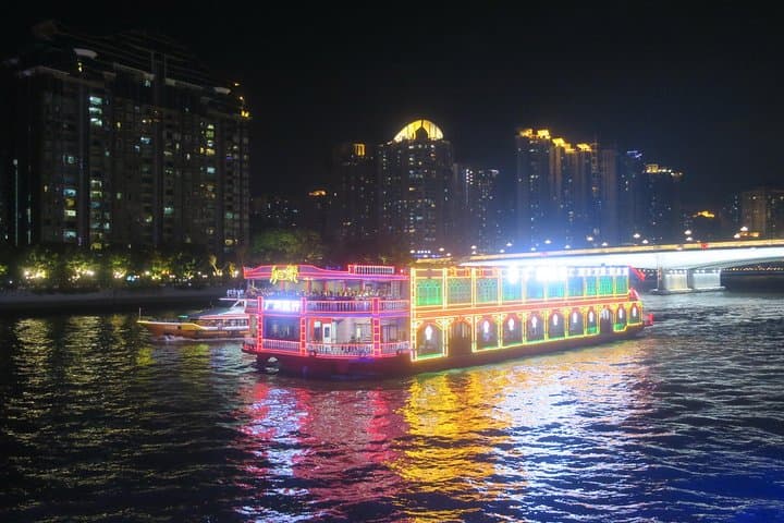 Pearl River Night Cruise Guangzhou — 3‑Hour Evening Cruise with Private Transfer photo 2