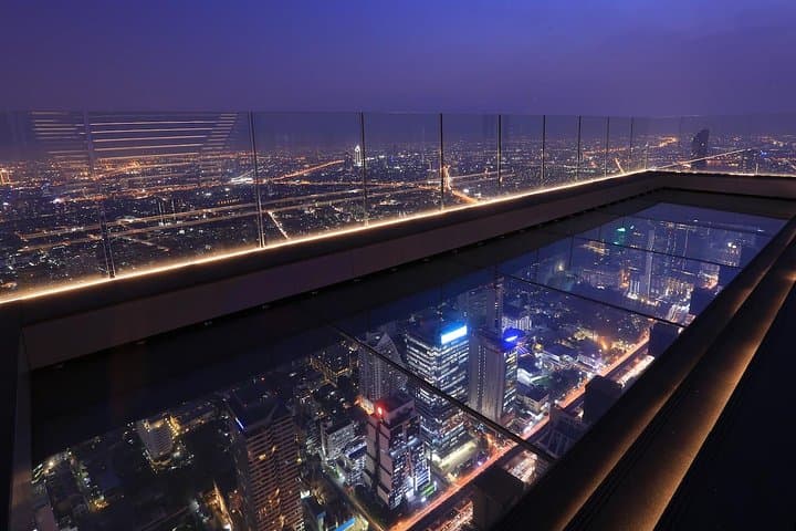 Mahanakhon SkyWalk Bangkok: Glass-Floor Views & Private Hotel Transfer