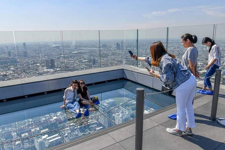 Mahanakhon SkyWalk Bangkok: Glass-Floor Views & Private Hotel Transfer photo 2