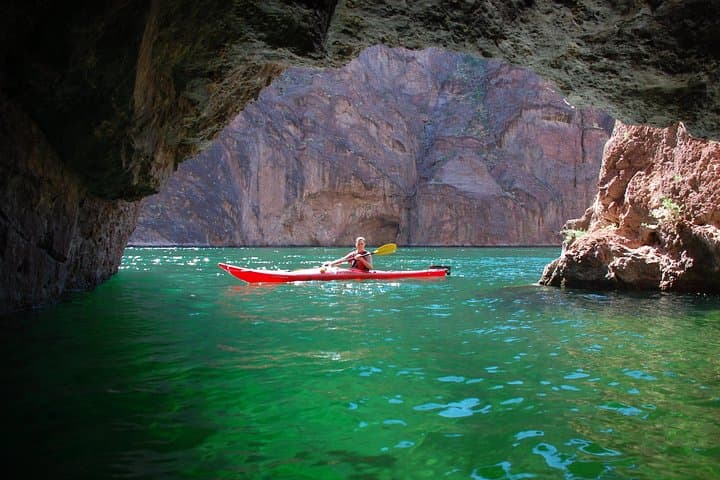 Hoover Dam and Black Canyon Kayak Day Trip: Paddle to Hot Springs, Emerald Cave & Hidden Beaches photo 5