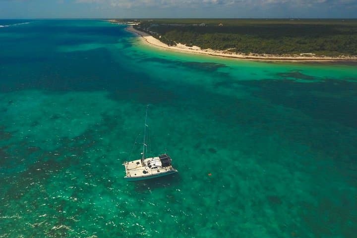 Puerto Morelos Catamaran & Snorkel Tour to Punta Maroma — Reef Guides, Open Bar, Snack photo 4