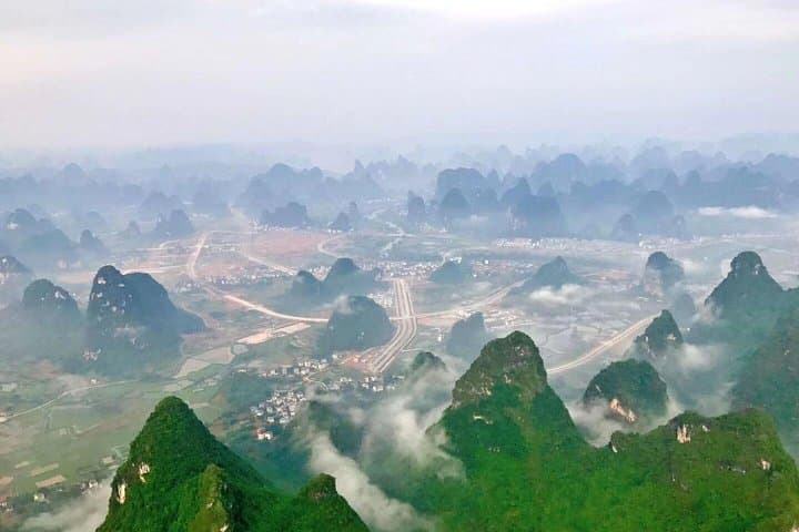 Sunrise Hot Air Balloon Over Yangshuo Karst Peaks — Half-Day Private Flight photo 3
