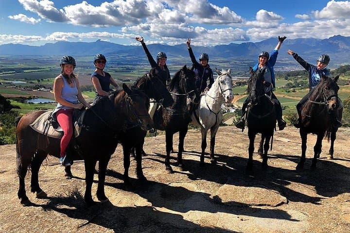 1.5-Hour Horse Trail Through Franschhoek Vineyards at Vrede en Lust photo 1