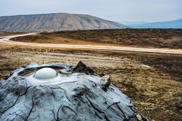 Qobustan & Absheron Day Tour: Mud Volcanoes, Ateshgah Fire Temple and Yanardag from Baku photo 4