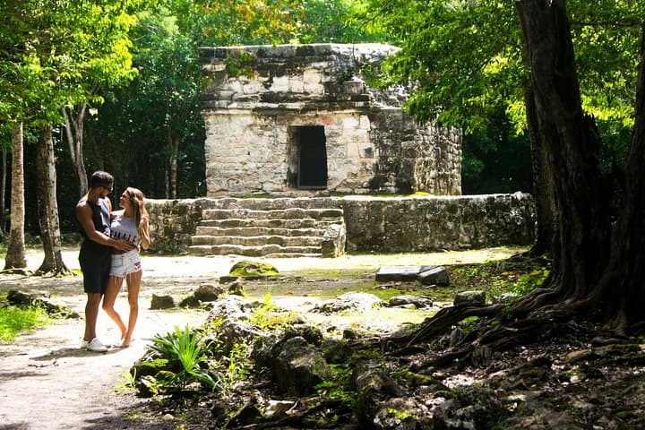 Off-Road Mayan Ruins and Cozumel Snorkel at Playa Uvas