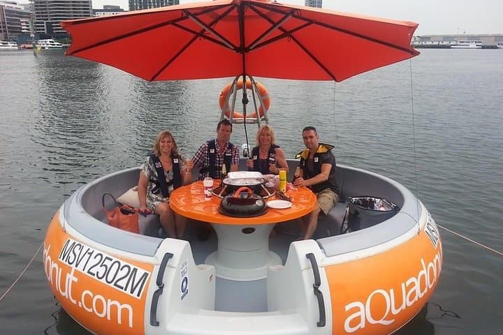 Docklands Aqua Donut BBQ Boat Hire: Floating Barbecue on Melbourne's Waterfront photo 2
