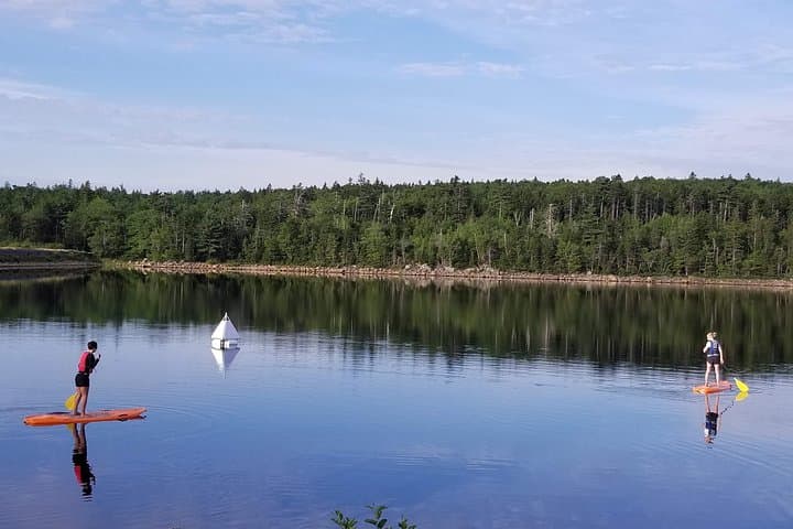 Stand-Up Paddle Boarding on Long Lake: SUP Rentals Near Halifax photo 2
