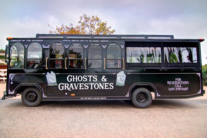 San Diego Ghosts & Gravestones Haunted Trolley Tour: Old Town Night Walk photo 3