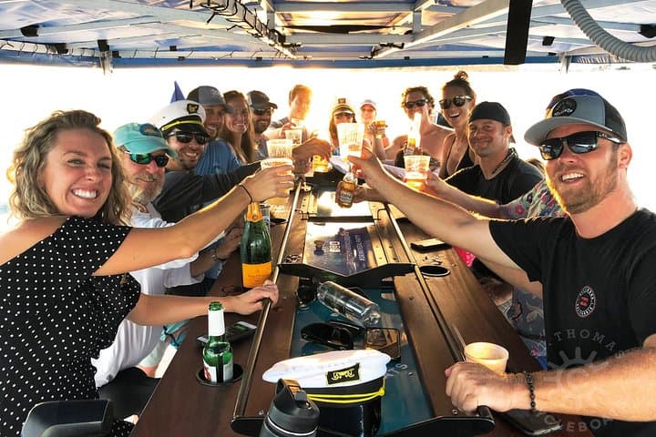 St. Thomas Cycleboats to Honeymoon Beach — Water Island Party & Swim Trip