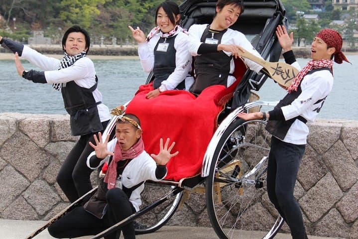 Miyajima Rickshaw Tour: Private Guided Ride to Itsukushima Shrine photo 5