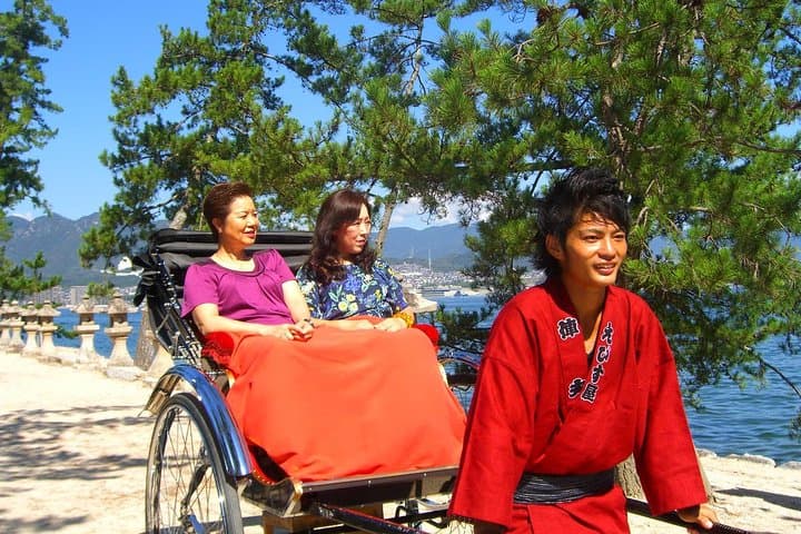 Miyajima Rickshaw Tour: Private Guided Ride to Itsukushima Shrine photo 6