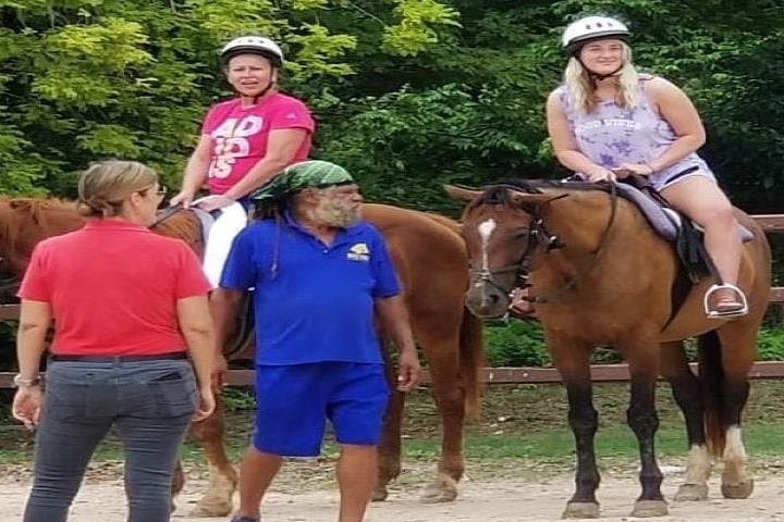 Montego Bay Blue Hole & Horseback Riding Adventure — Swim with Horses and Jungle Falls photo 4