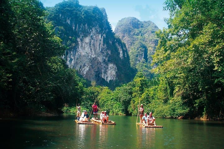 Khao Sok Full-Day Rainforest Trek and Bamboo Rafting from Krabi