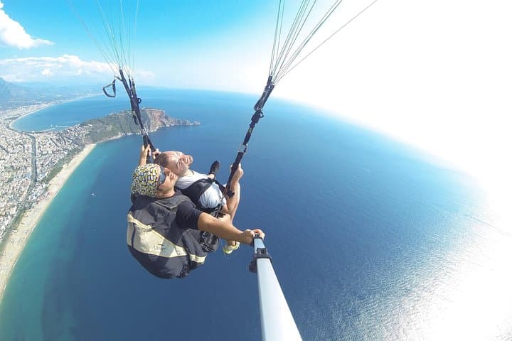 Soar Over Alanya: Tandem Paragliding from the Taurus to Cleopatra Beach photo 3