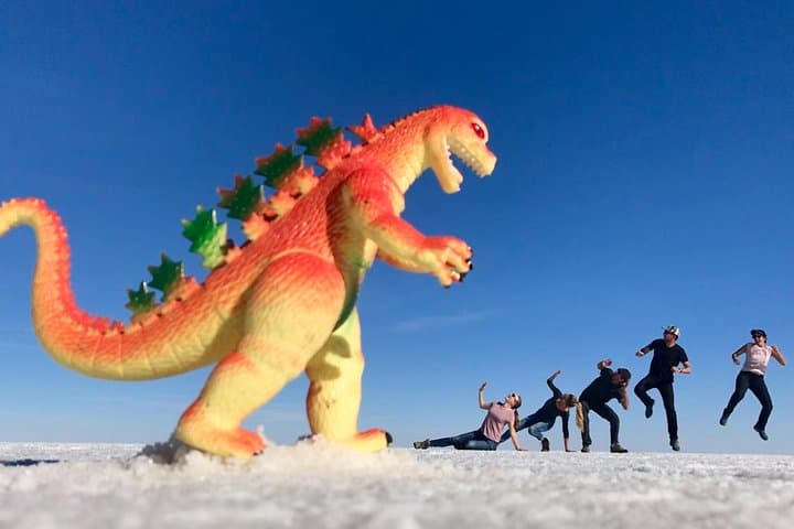 One-Day Uyuni Salt Flats Tour: Incahuasi, Train Cemetery & Sunset photo 6