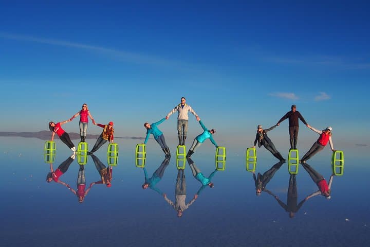 One-Day Uyuni Salt Flats Tour: Incahuasi, Train Cemetery & Sunset